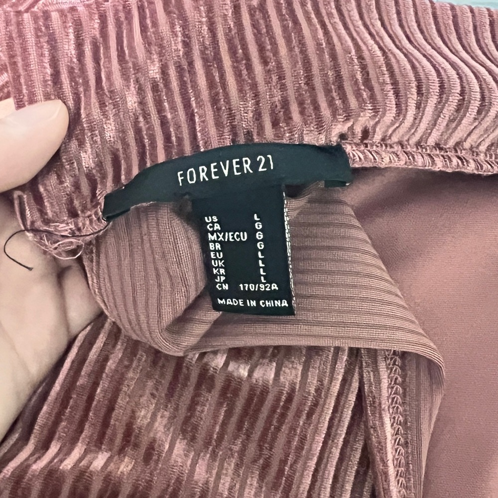 Forever 21 Blush Velvet Top
